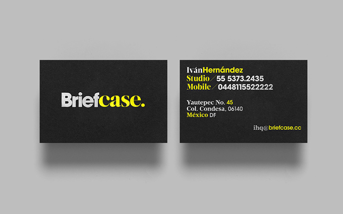 Briefcase Brand Identity by Anagrama