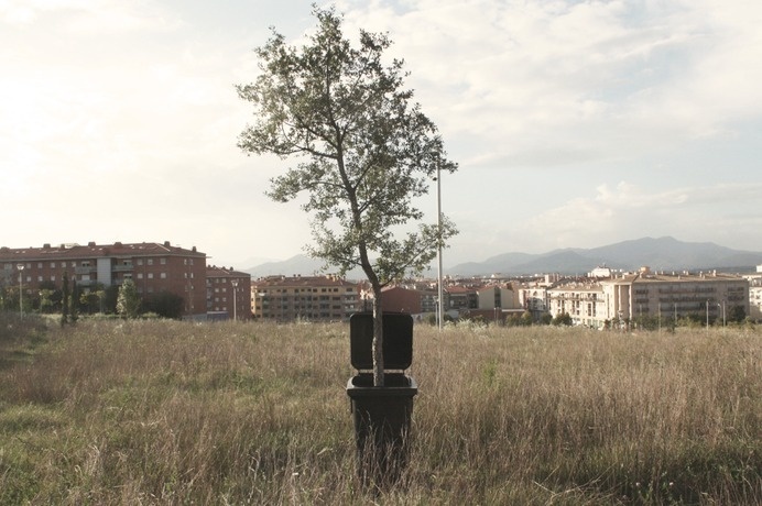 Regeneració - OOSS #tree #street #art #octavi #garbage #ooss