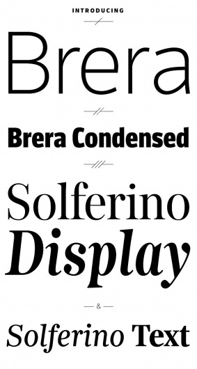 Leftloft, we are an italian design company / Projects / Brera and Solferino #type #design #newspaper