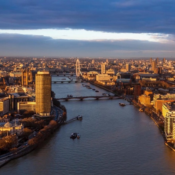 London From The Rooftops by James Burns