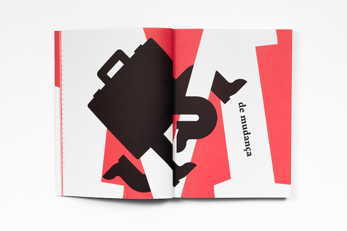 book, abstract, red, black, white, legs