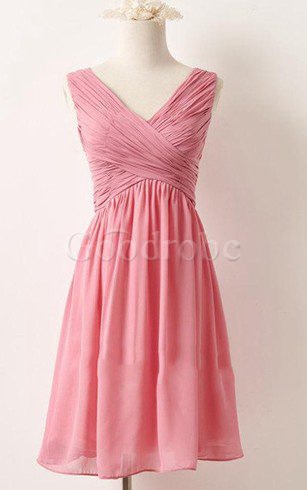 Robe demoiselle d'honneur ruché avec chiffon ligne a de lotus avec sans manches