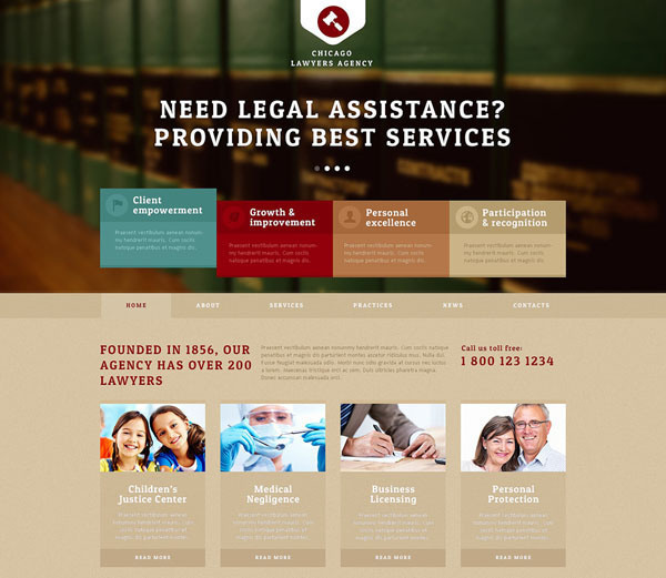 Joomla Law Firm Template