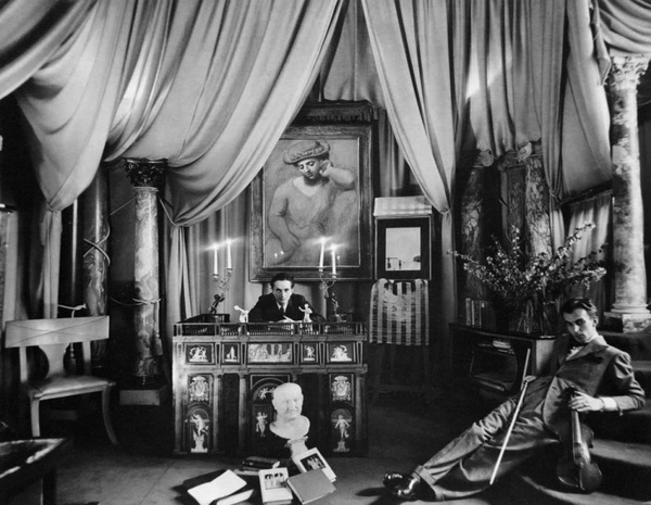 Norman Parkinson - Edward James and Igor Markevitch in the Tent Room - Photos - Photohab - Photographer's Portfolios #fashion #photography #inspiration