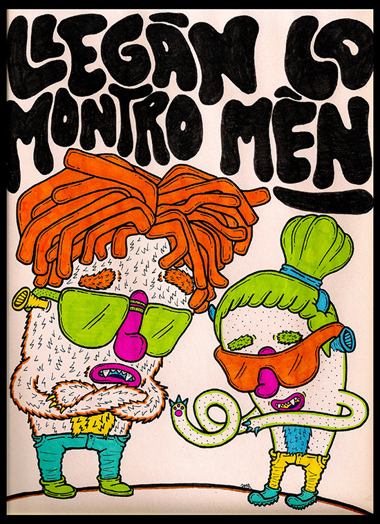 "Lo' Montro'" by Molly Yllom #illustration #character #design