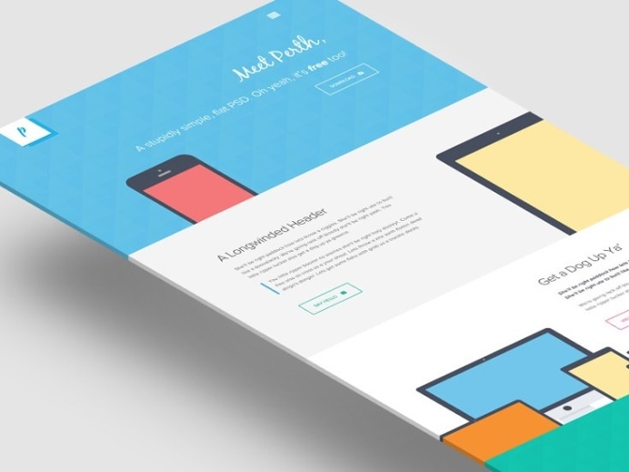 Perth : Free Flat HTML Template