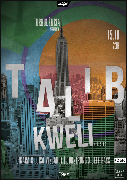 #TalibKweli #poster #typography #city #NY #newyork #collage #design #music #show