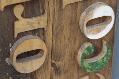 Tumblr #typography #wood #blocks #type #cutout