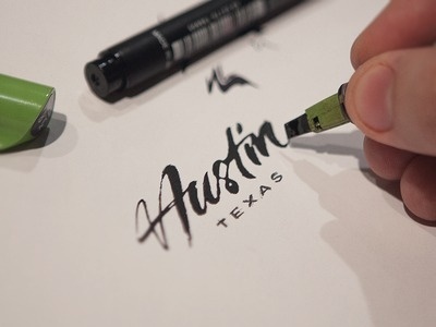 Austin by Eddie Lobanovskiy. #handcrafted #design #graphic #type #typography