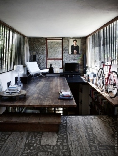 Marcus Russell Price #interior #chair #wood #stairs #room