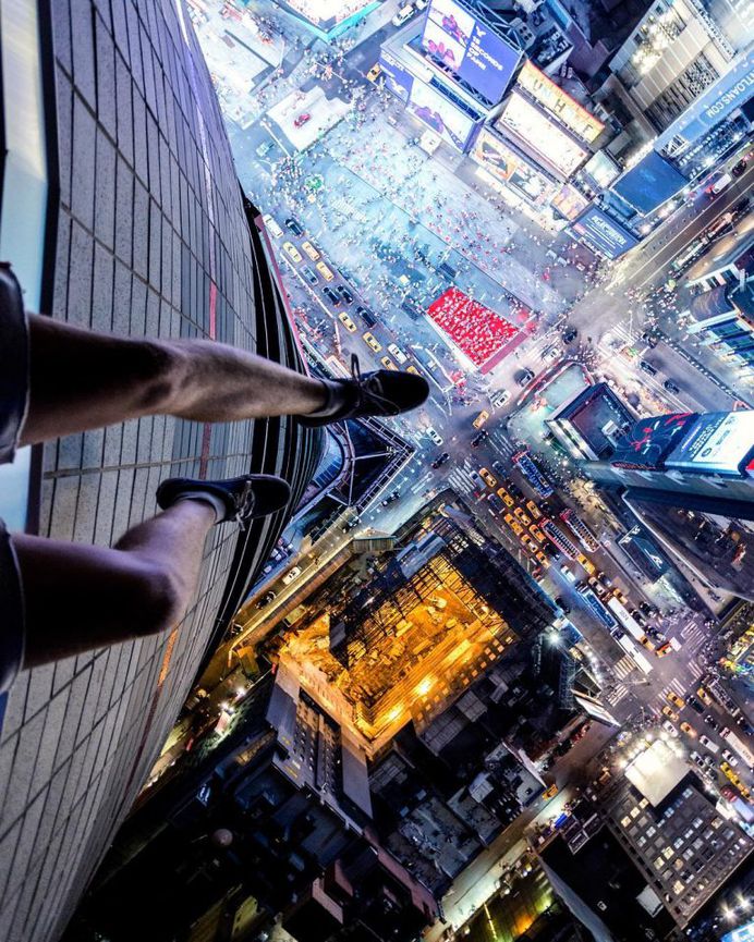 Daredevil Building Climber: Roooftop Photography by Andrej Ciesielski