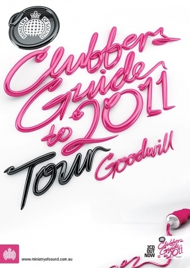 Clubbers Guide to 2011 on Typography Served #type #rubber #fluid #typography