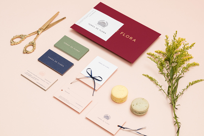 Terra de Flora by Param branding design corporate identity pink new modern style best cool minimal graphic designer mindsparkle mag www.min