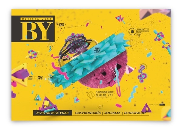 Just BY on Behance #identity #3d