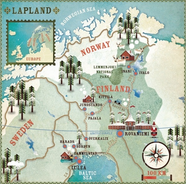 Lonely Planet magazine map illustrationsworld #map