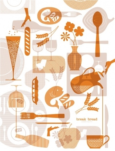 Break Bread Hospitality on the Behance Network #break #bread