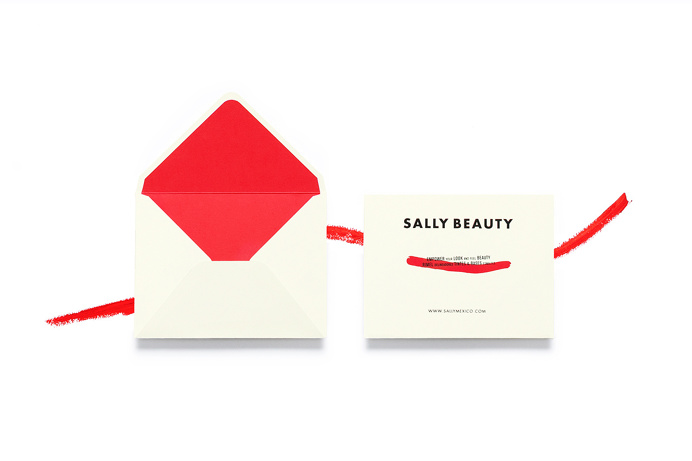 Sally Beauty branding cosmetics design anagrama mexico mindsparkle mag fashion style red beauty lipstick women fashion corporate desidner le