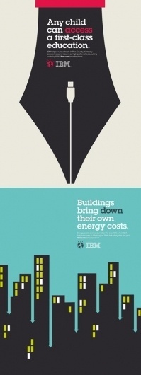 IBM Smarter Planet Posters | AisleOne #design #graphic #poster