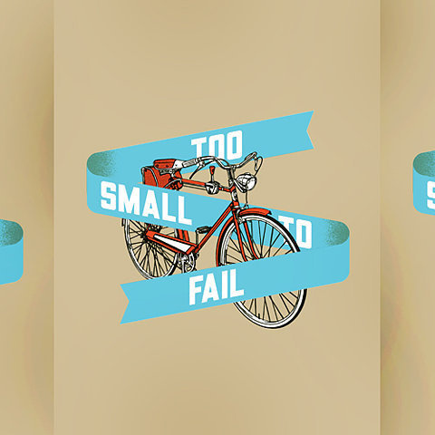 World Famous Design Junkies » Too Small to Bike #illustration #bike #poster