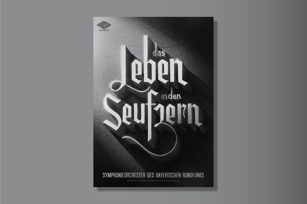 BB – Poster Series Bayerische Staatsoper #b&w #poster #typography