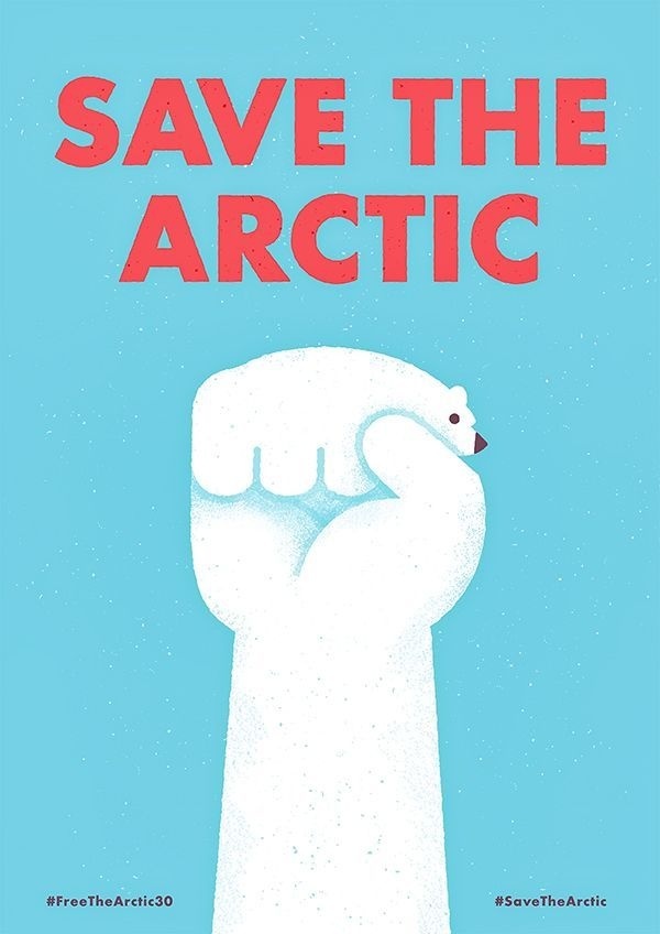 Save The Arctic by Mauro Gatti #illustration #save #artic