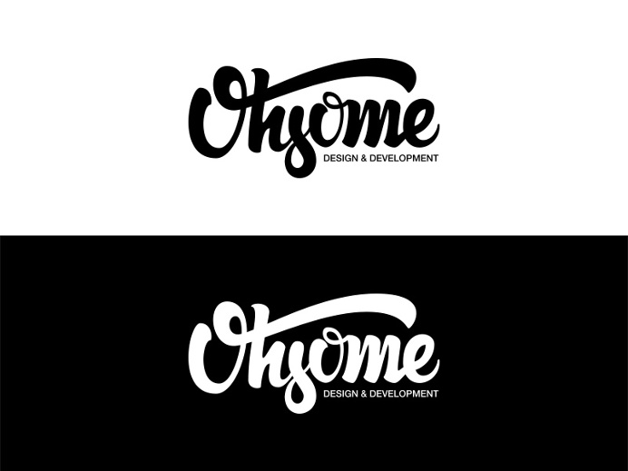Ohsome lettering by Angelo Walczak https://dribbble.com/AngeloWalczak #lettering #calligraphy #type #typography #logo #design #vector #brush