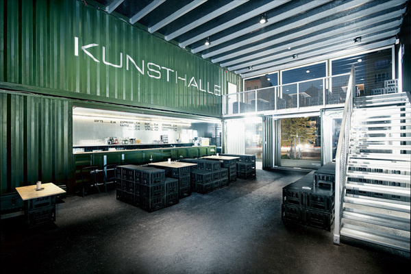 Platoon Kunsthalle by Platoon, Berlin office design #exhibition #up #temporary #pop