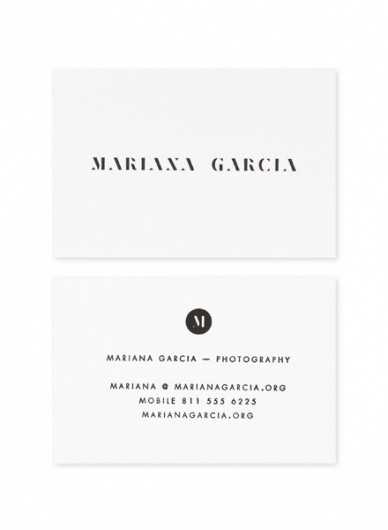 Face. Works. / Mariana García. #business #card #designbyface #stationery #logo #face #typography