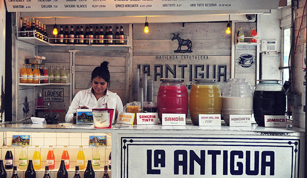 Mexican street food culture Tacombi #interior #design #food #restaurant #mexican #culture