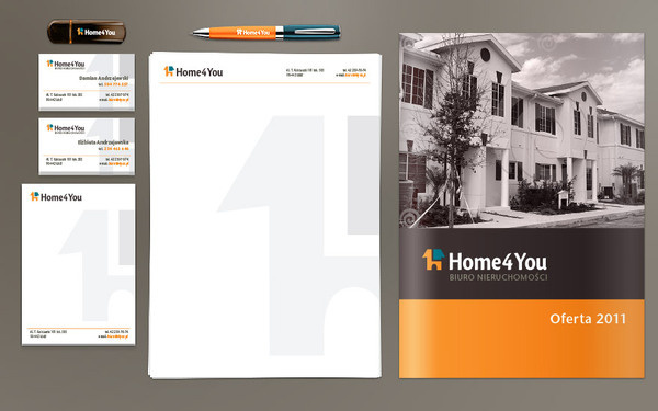 Home4You #branding #stationery