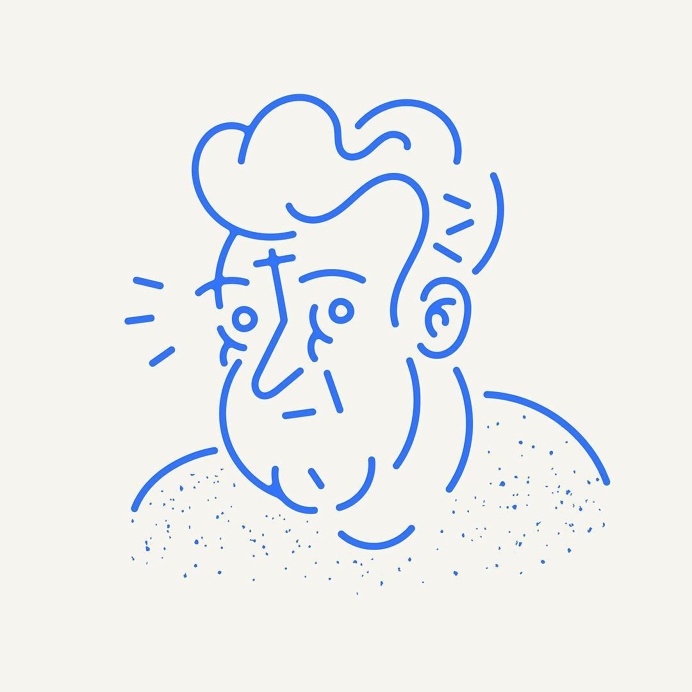 Character by Ryan Putnam #avatar #character #face #people #line