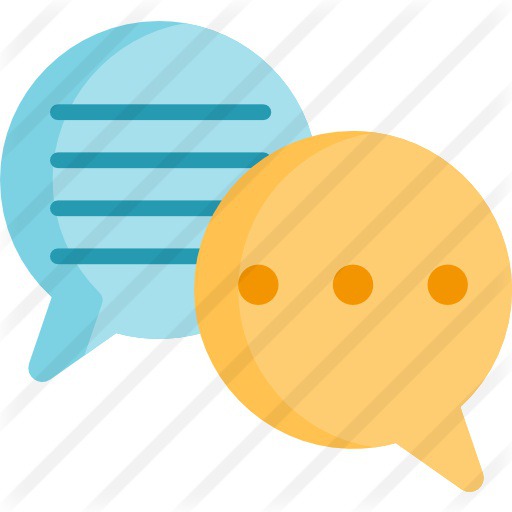 See more icon inspiration related to talk, negotiating, conversation, communications, chat, speech bubble, bubble speech, message and interface on Flaticon.