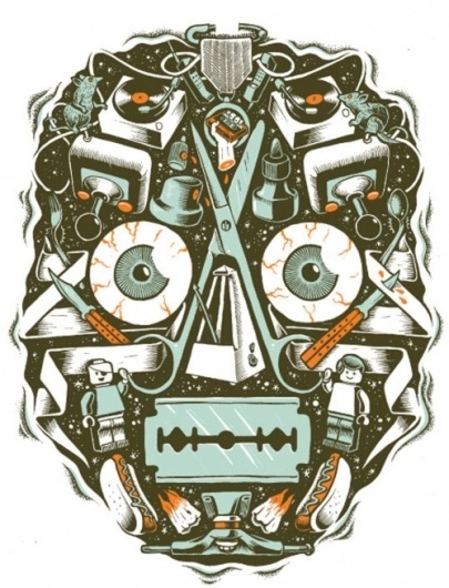 Designersgotoheaven.com - T Shirt design for... - Designers Go To Heaven #lego #rats #joystick #head #vinyl #awesome