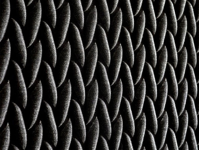3D Textile With Good Acoustic Isolation - #textile, #design, #fabrics, #patterns