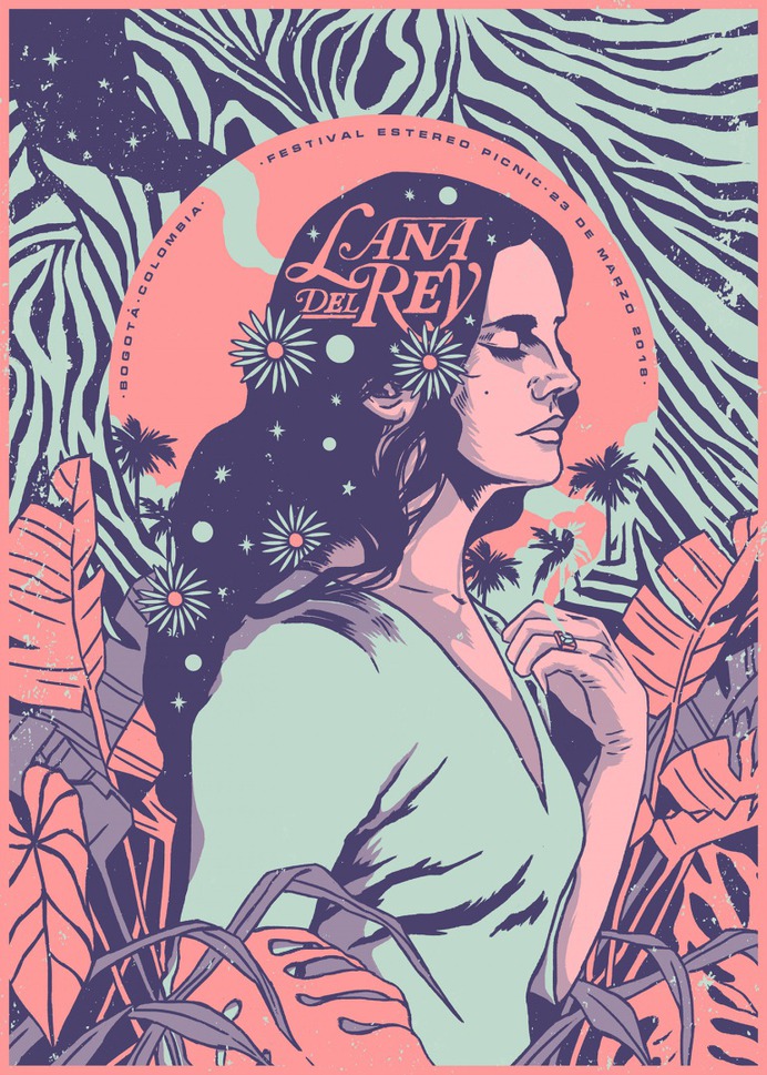 LANA DEL REY – GIG POSTER