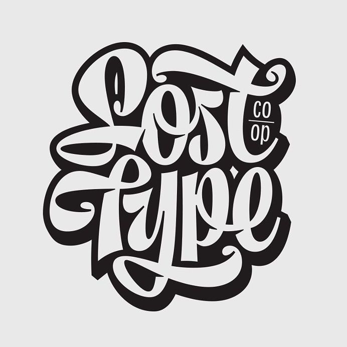Lost Type Co-op lettering by Mika Melvas