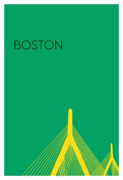 #line || 1 of several posters from an ongoing project by Dallas-based graphic designer Ryan M. Russell featured on designtaxi.com