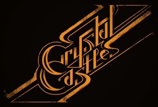 DAN CASSARO - YOUNG JERKS - Design/Animation/Illustration #castles #crystal #distressed #type #typography