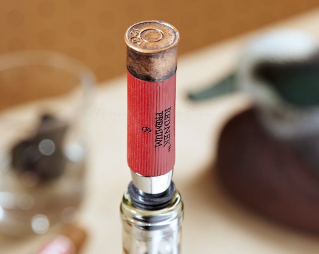 Fully Loaded Redneck Wine Stopper #tech #flow #gadget #gift #ideas #cool