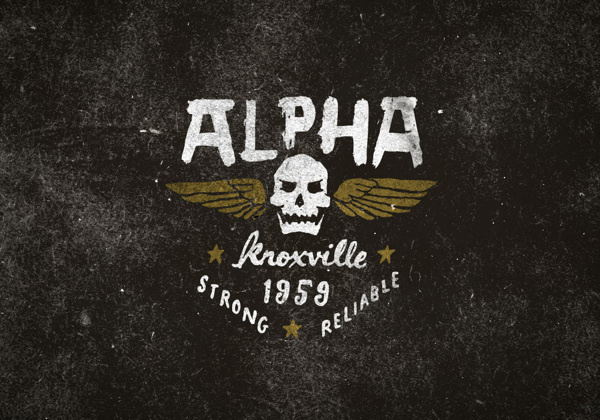 Alpha Industries, an original American military supplier. #logo #design #alpha #military
