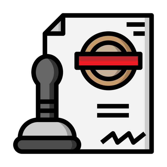 See more icon inspiration related to account, stamp, authorize, files and folders, business and finance, ui, authorization, password, programming, browser, article, user, login, document, file, social media, interface and security on Flaticon.