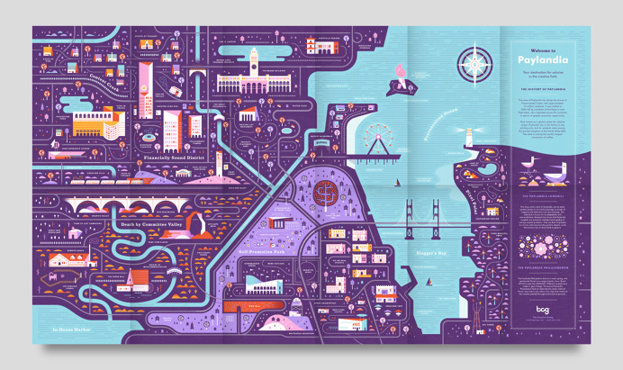nate, luetkehans, city, landscape, purple, cyan, map, building