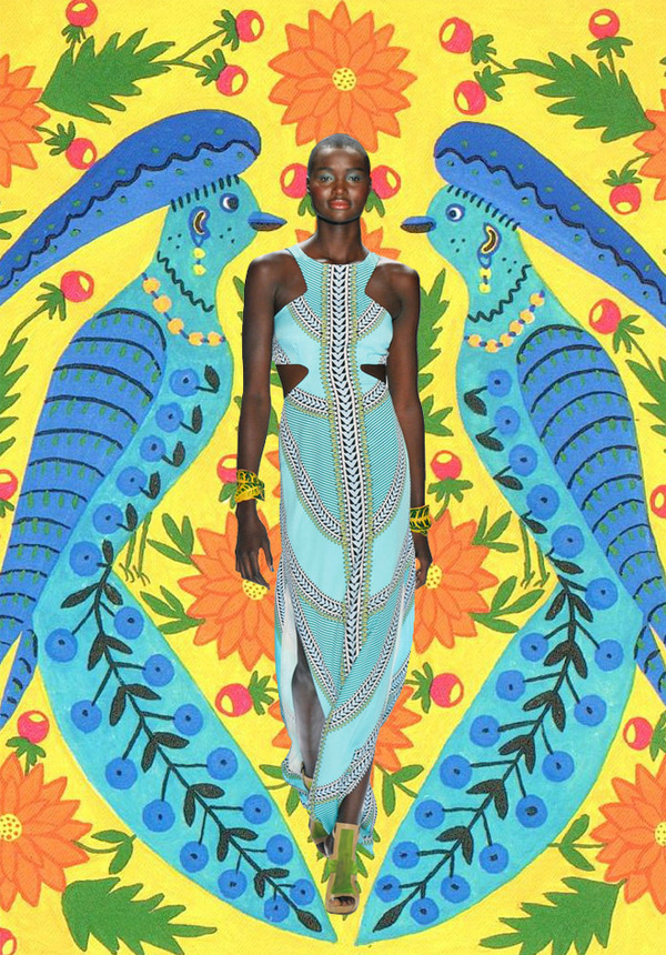 Miss Moss : Mara #fashion #illustration #art