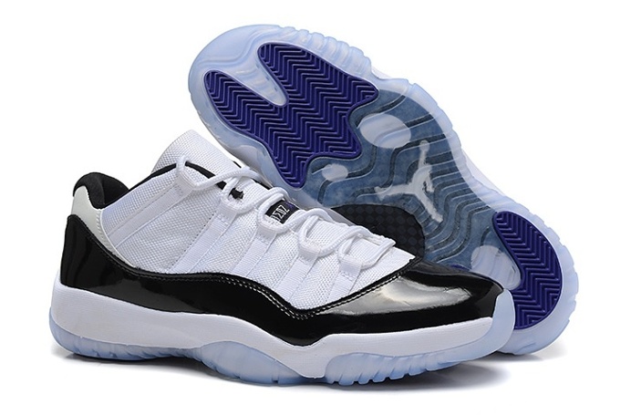 Nike Air Jordan 11 Retro Womens Shoes White Black New