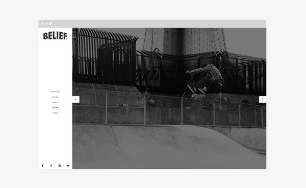 Belief NYC website by R&Co. / Ryan Paonessa http://r-ny.com #ryan #paonessa #responsive #design #clean #website #minimal #rco #web