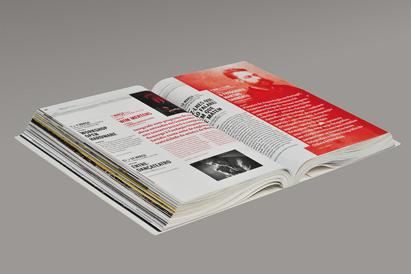 MagSpreads Magazine Design and Editorial Inspiration: Guimarães 2012 – Programme Book #magazine