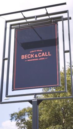 Pub Sign Design for Beck & Call