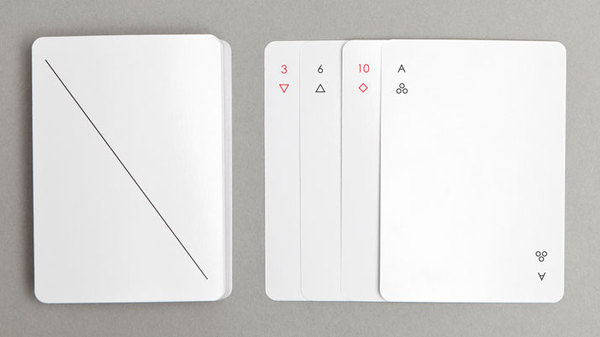 ‘Iota’ Playing Cards Oleh Joe Doucet #doucet #playing #minimalism #joe #minimalist #cards