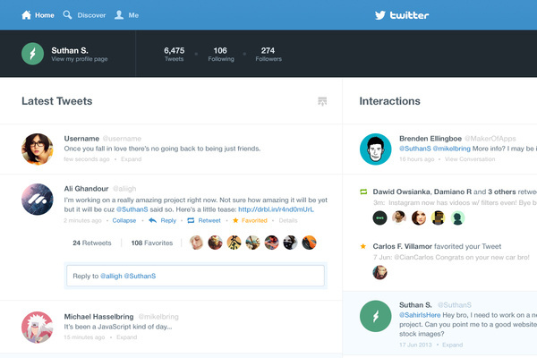 Closer look #profile #redesign #ui #dashboard #twitter