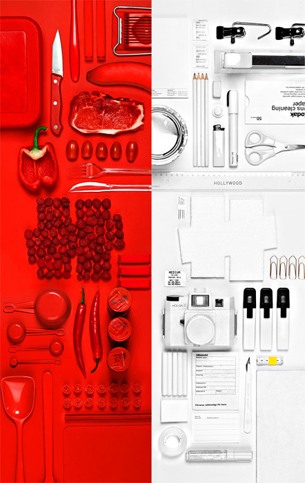 SUBMISSION: www.nilscarlson.se #things #organize #white #red